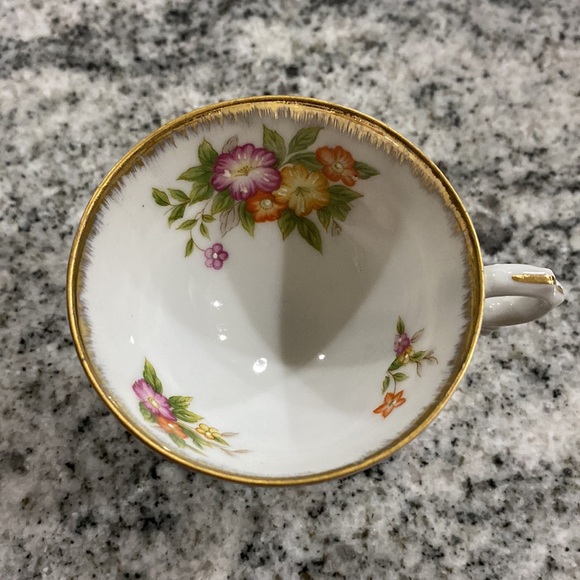 Vintage Royal Halsey China Teacup And Saucer Set! - Picture 4 of 7